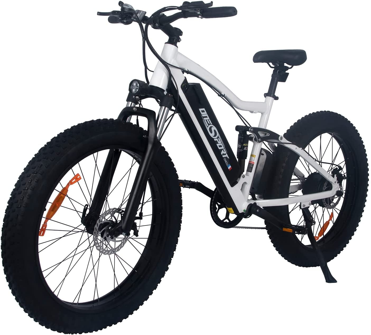 HITWAY 26" Fat Tire Electric Bike, 500W/48V/10AH Removable Battery