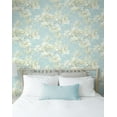 thumbnail image 7 of NextWall  Cherry Blossom Grove and Stick Wallpaper 20.5 in. W x 18 ft. L - Blue Mist & Green Tea, 7 of 7