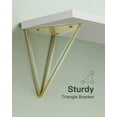 thumbnail image 5 of AMERIERGO 3 Packs Floating Shelves Wall Mounted Shelves for Bedroom, Living Room, Bathroom, Kitchen, 5 of 7