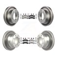 thumbnail image 1 of Transit Auto Front Rear Semi-Metallic Pads and Coated Disc Brake Rotors Kit for Car 2016 Chevrolet Express 4500 with Single Wheels Rotor 3.38" Tall KGA-101351, 1 of 11