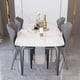 thumbnail image 4 of Rectangle Nordic Dining Table Industrial Luxury Elegant Modern Dining Table Italy Kitchen Mesa De Comedor Living Room Furniture My Lux Decor Round, 4 of 8
