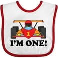 thumbnail image 3 of Inktastic Race Car 1st Birthday Boys Baby Bib, 3 of 4