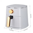 thumbnail image 5 of Fanruina Mechanical Knob Air Fryer, 1.06 gallon capacity. Adopts simple mechanical knob control, easy to operate, 5 of 8
