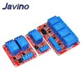 thumbnail image 3 of 1 2 4 6 8 Channel Relay Module Board Shield with Optocouple High Low Edge Trigger for Arduino Raspberry Pi DC 5V 12V 24V, 3 of 4