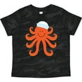 thumbnail image 3 of Inktastic Orange Octopus Cute Sea Creature Nautical Boys or Girls Toddler T-Shirt, 3 of 5