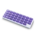 thumbnail image 3 of Matsuzay Caja de pastillas, contenedor de 31 días, bandeja separadora mensual recargable, organizador para niños pequeños, dispensador de Type4 NO4, 3 of 6