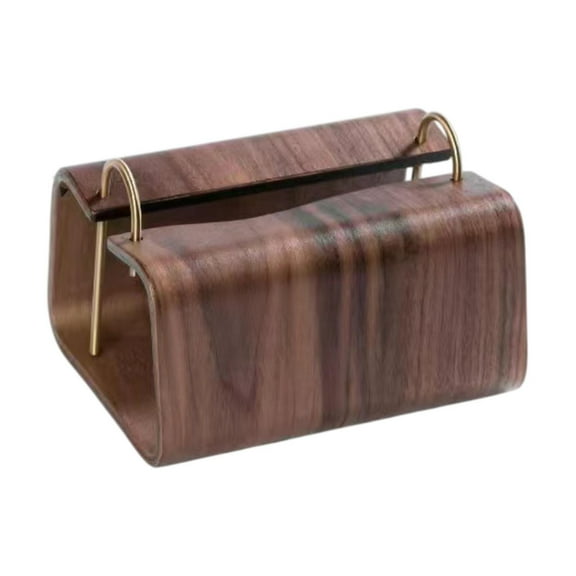 yotijay Tissue Box Cover Container Wood Tissue Holder for Bathroom Office Home Decor B
