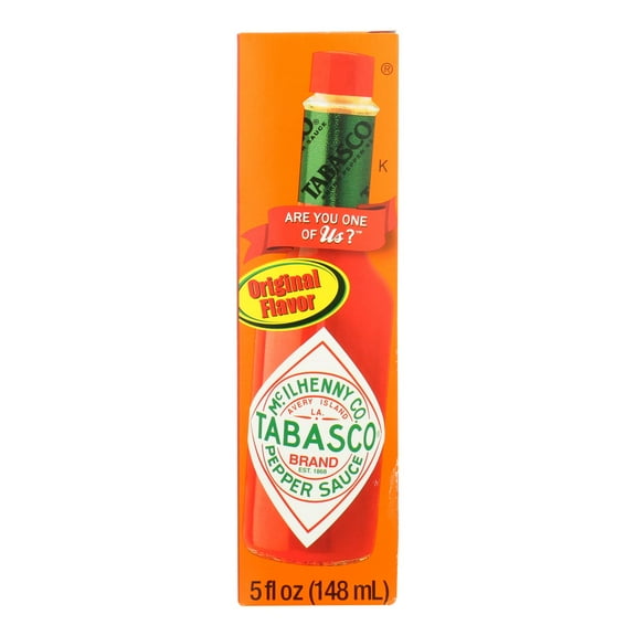 Tabasco Traditional Pepper Sauce Can - Case of 12 - 5 FZ