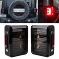 thumbnail image 4 of 1 par de luces LED traseras redondas, luces de marcha atrás de señal de giro de freno para Jeep Wrangler JK y Jeep Wrangler JK & Enchufe estadounidense ilimitado 2007-2017, 4 of 8