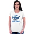 thumbnail image 3 of Being Different Makes a Difference Womens Slim Fit Graphic Tee Brisco Brands S, 3 of 5