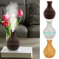 thumbnail image 6 of Wamans Humidifiers for Home Usb Humidifier Electric Wood Grain Essential Oil Diffuser Vase Mist Atomizer Led Sprayer for Home Office Car, 6 of 6