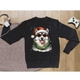 thumbnail image 5 of Hello Winter Siberian Husky Frosty Morning Walk Welcome Snowy Christmas Sweatshirt Unisex Merch Husky Dog Lover Gifts - 02018, 5 of 6