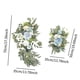 thumbnail image 2 of Arco de flores para boda, guirnalda floral, fondo, arco de flores falsas, guirnalda de flores artificiales hecha a mano para adorno de recepción de pu Azul, 2 of 8