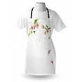 thumbnail image 3 of Watercolor Apron Apple Tree Blooming in Spring Season Branches Falling Leaves Romantic, Unisex Kitchen Bib Apron with Adjustable Neck for Cooking Baking Gardening, Pale Pink Green, by Ambesonne, 3 of 3