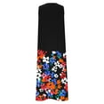 thumbnail image 4 of Maxi Dresses for Women Plus Size Retro Sleeveless V Neck Long Tank Dress Fashion Vintage Printed Midi Dresses with Pockets Loose Casual Flowy Summer Beach Dress Daily Lounge Dresses, 4 of 5