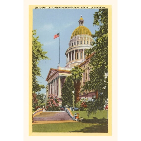 Pocket Sized - Found Image Press Journals: Vintage Journal State Capitol, Sacramento (Paperback)