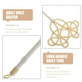 thumbnail image 3 of Long Handle Quilt Duster Practical Quilt Beat Tool For Home Duster Rug Beater Paddle For Mattress And Carpet Beater Household Rug Beater Practical Rug Duster, 3 of 9