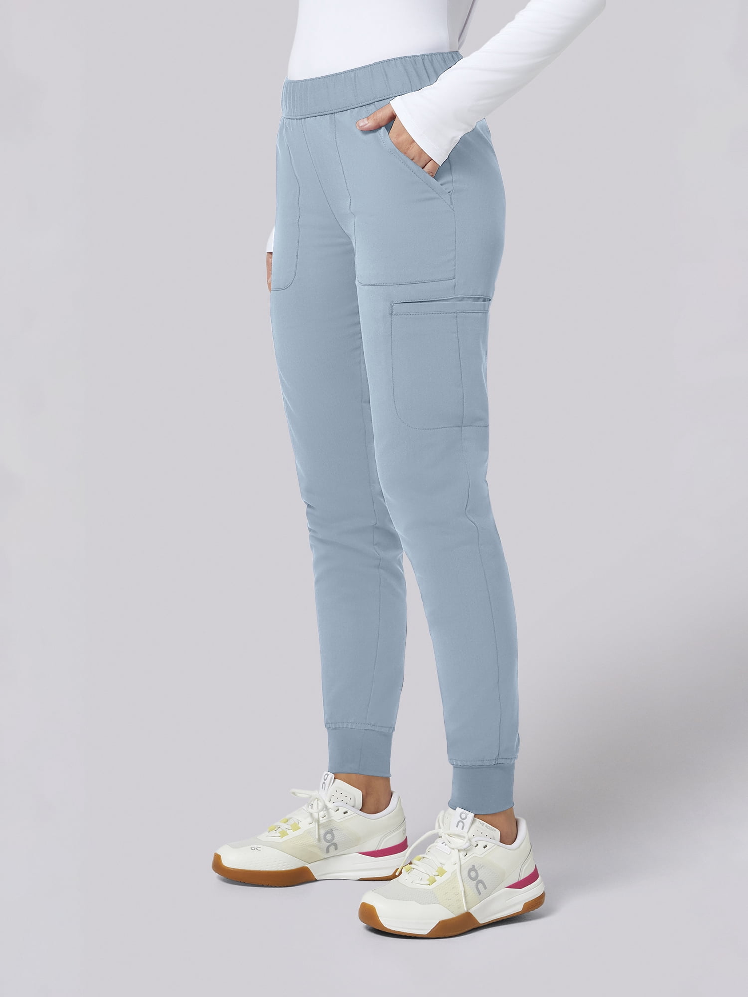 Scrubstar Ultimate Women’s Antimicrobial Cargo Jogger Scrub Pant, Sizes XS–3XL