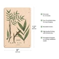 thumbnail image 2 of Spiny Palm Tree (Bactris Cuspidata) - Vintage Botanical Illustration by Carl Friedrich Philipp von Martius c.1820s - 8 x 12 inch Vintage Wood Art Sign, 2 of 4