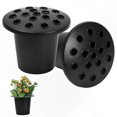 thumbnail image 1 of Memorial Flower Holders for Graves, Black Grave Vases Insert for Cemetery Decorations, 1 of 5