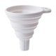 thumbnail image 2 of Embudo de silicona plegable pequeño para transferencia de polvo y llenado de líquidos en botellas. Blanco, 2 of 9