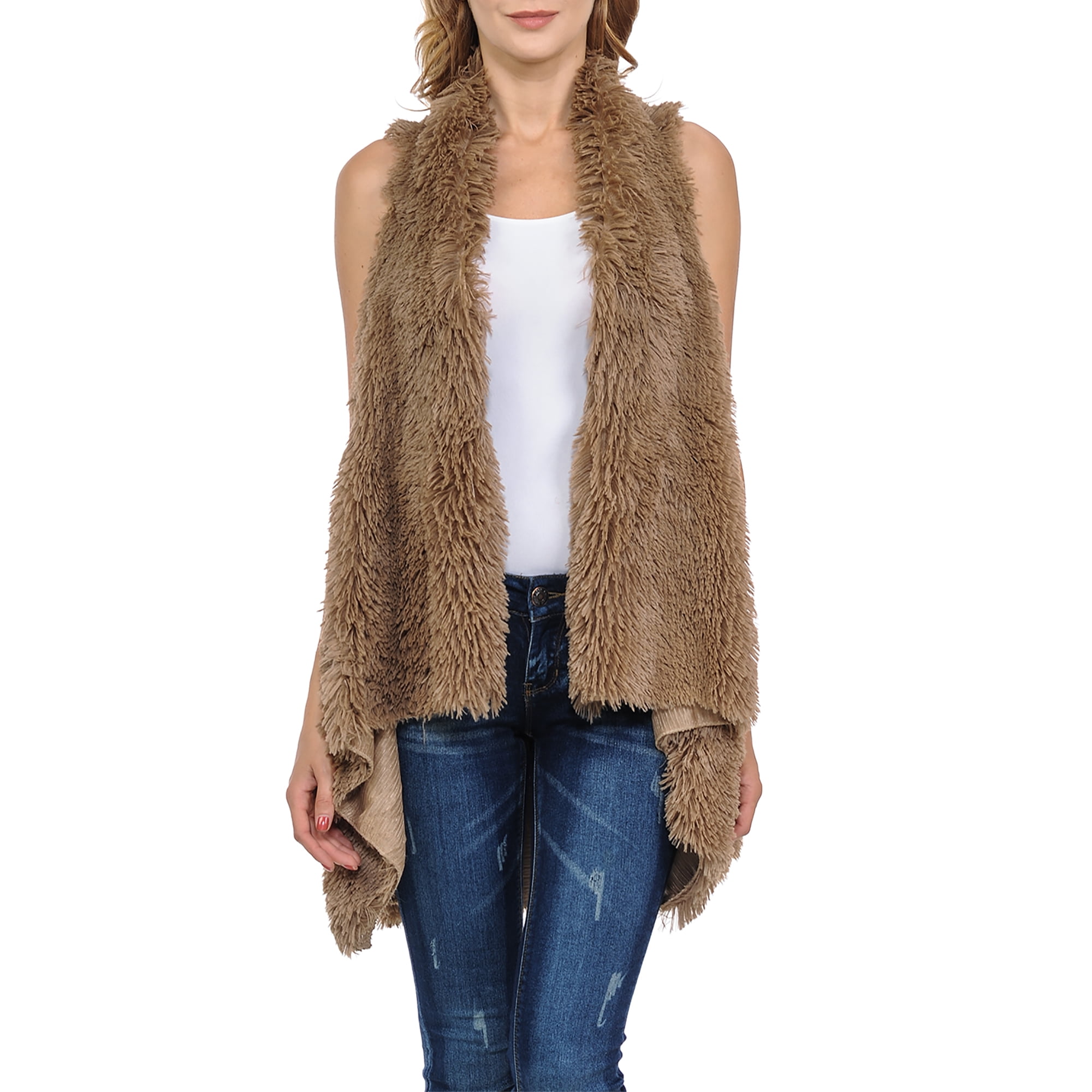 gilet fluffy