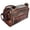Walnut Brown, variant on Leather Toiletry Bag for Men & Women - Hygiene Organizer Shaving Dopp Kit Travel Cosmetic Case by Rustic Town