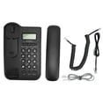 thumbnail image 2 of Corded Telephone, Minimalist Style ABS Material Desk Phone  for Home for Bank for Hotel Black,White, 2 of 8