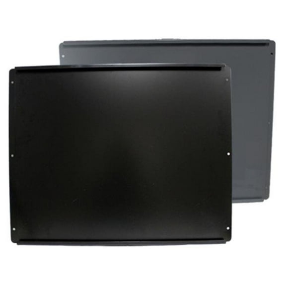 Lockey PS-24 Black - 24 in. Tall Panic Shield Blank Powder Coated