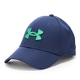 thumbnail image 1 of Gorra Under Armour Blitzing, corte elástico, verde marino, talla L/XL, 1 of 3