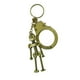 thumbnail image 4 of Paquete de 2-4 llaveros con colgante de Robot con tornillo Steampunk, novedad 4 piezas, 4 of 7