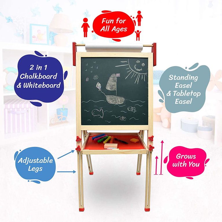 Double-Sided Bamboo Teaching Easel - NextGen Furniture, Inc.