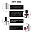 thumbnail image 4 of Umbrella Pole Mount Stand Tube Set, Outdoor Parasol Base Holder Insert Pipe Sleeve, For Outside GarA2024120586, 4 of 5