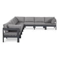thumbnail image 1 of Meridian Furniture Nizuc Sectionnel Modulaire d'Extérieur Gris pour Patio, 1 of 8
