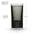 thumbnail image 4 of Host Freeze Highball Glasses for Cocktails, Tea, Soda, 10oz Set of 2, Black, 4 of 7