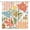 Orange Blanc, variante sur Rideau de Douche Tropical Printanier Cactus - 70 x 70 Po Plantes Succulentes et Fleurs Sauvages Style Ferme Vintage Grange Décoration en Planches de Bois Aquarelle Thème Désert Comprend des Crochets