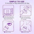 thumbnail image 6 of Wiher Ice Roller for Face,2-in-1 Dual-Sided Cooling Facial Massager for Puffiness Relief,Skin Tightening,Wrinkle Reduction,Beauty Women Gift(Purple), 6 of 11