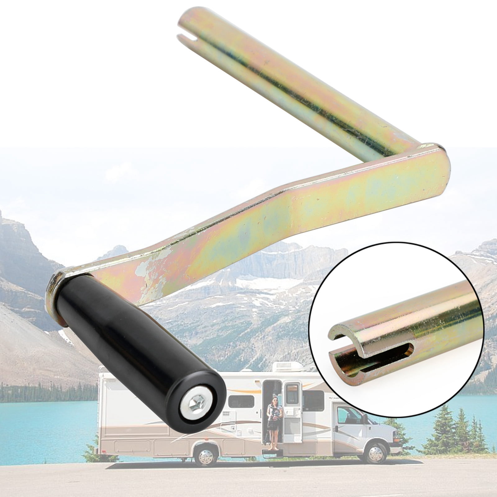 Tent Camper Crank Handle For Coleman/Fleetwood Popup Campers Round