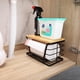 thumbnail image 5 of Small Trash Bag Holder with Bamboo Top, Wall Mount Stackable Standard Garbage Bag Dispenser for Laundry Room Organization and Storage, 5 of 7