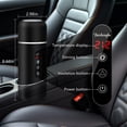 thumbnail image 3 of Car Kettle, 12V/24V Portable Electric Travel Kettle 420ML & 304 Stainless Steel Water Boiler with Built-in Magnetic Induction Stirring Temperature Adjustable Bottle Warmer for Tea Coffee Milk, 3 of 6