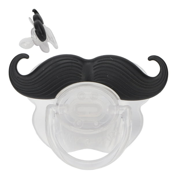 Chupete Para Bebé, Chupete Para Recién Nacido Estilo Bigote Con Soporte Bucal Seguro Y Duradero De Silicona Para Niños Pequeños