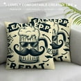 thumbnail image 3 of COMIO Throw Pillow Cover Eat Sleep Funky Beer Summer Rectangular Sofa Pillow Case Cushion Cover for Home Couch Bed Decor, 3 of 5