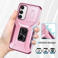 thumbnail image 2 of Funda para GANGXUN Samsung Galaxy S23 FE - Soporte metálico, Función magnética, Rosa, 2 of 5