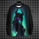 thumbnail image 2 of Suéter de estilo nuevo de anime para hombre, estampado 3D de chica de anime, para deportes al aire libre, cálido, de moda urbana, informal, de cuello redondo para hombre, 2 of 5