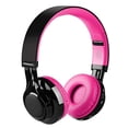thumbnail image 2 of Audífonos Bluetooth Riwbox AB005 inalámbricos 5.0 con micrófono plegables color Negro y rosa, 2 of 3