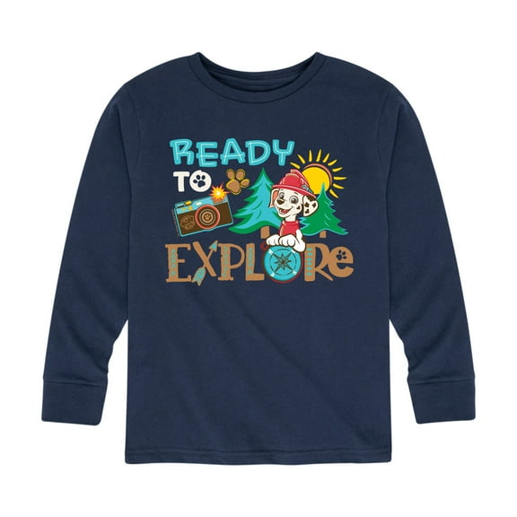 Paw Patrol - Ready To Explore - Toddler And Youth Long Sleeve Graphic T-Shirt