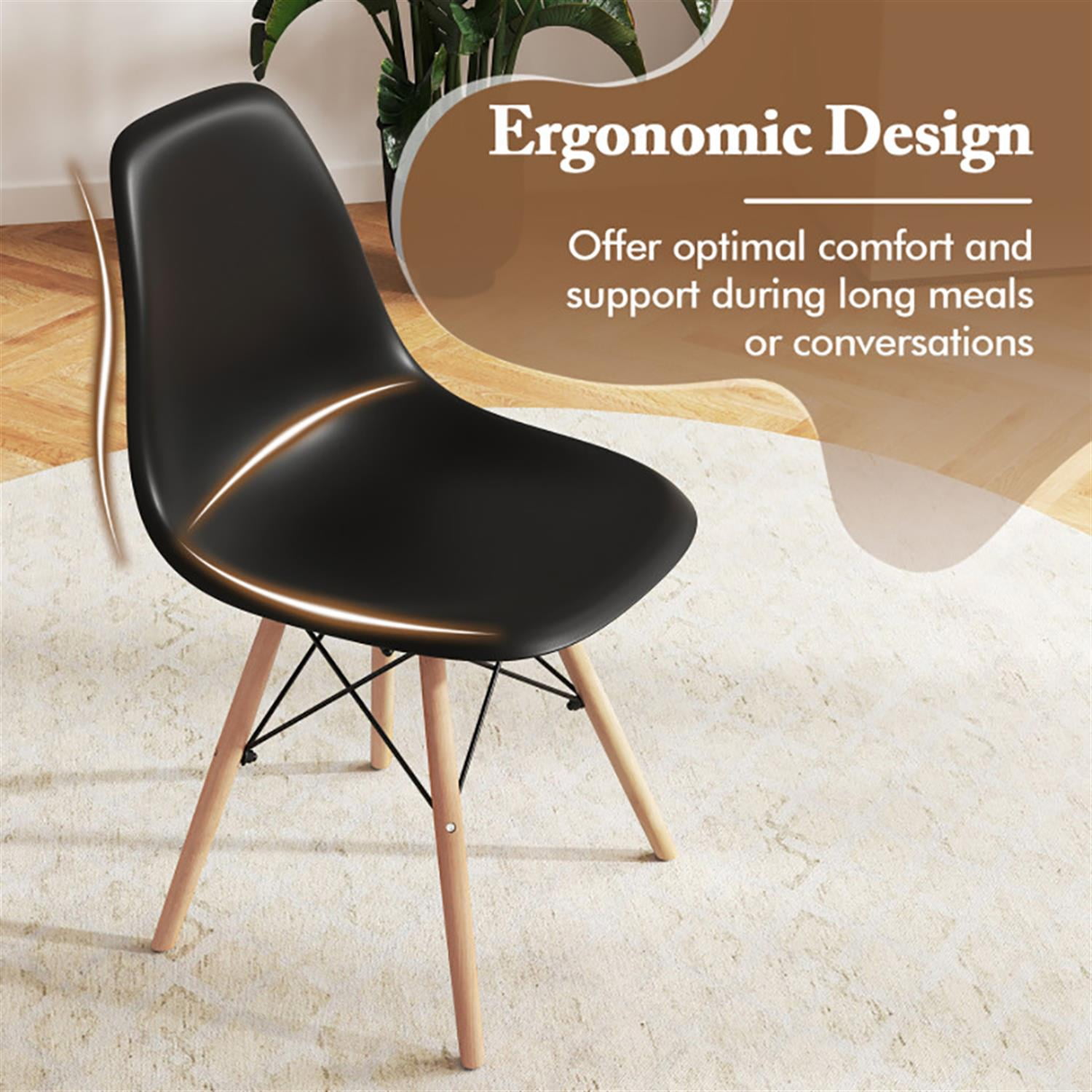 Demi Bonn 5-Piece Dining Table Set with 4 Chairs, 31"dustrial Kitchen Table with Metal Frame, Perfect for Small Space, Black