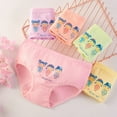 thumbnail image 4 of Godderr Kids Baby Girls' Cotton Undies Underwears Brief Breathable 2-12Y Toddler Panties Assorted Underwears 5 Pieces Bulk Underwear, 4 of 6