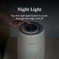 thumbnail image 5 of Levoit Core Mini with Night Light 253 Sq Ft 3-Stage Original Filter Air Purifier, Cream White, 5 of 12