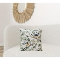 thumbnail image 6 of HomeRoots 20" X 20" Green Blue And Off-White Bird Polyester Animal Print Zippered Pillow, 6 of 10